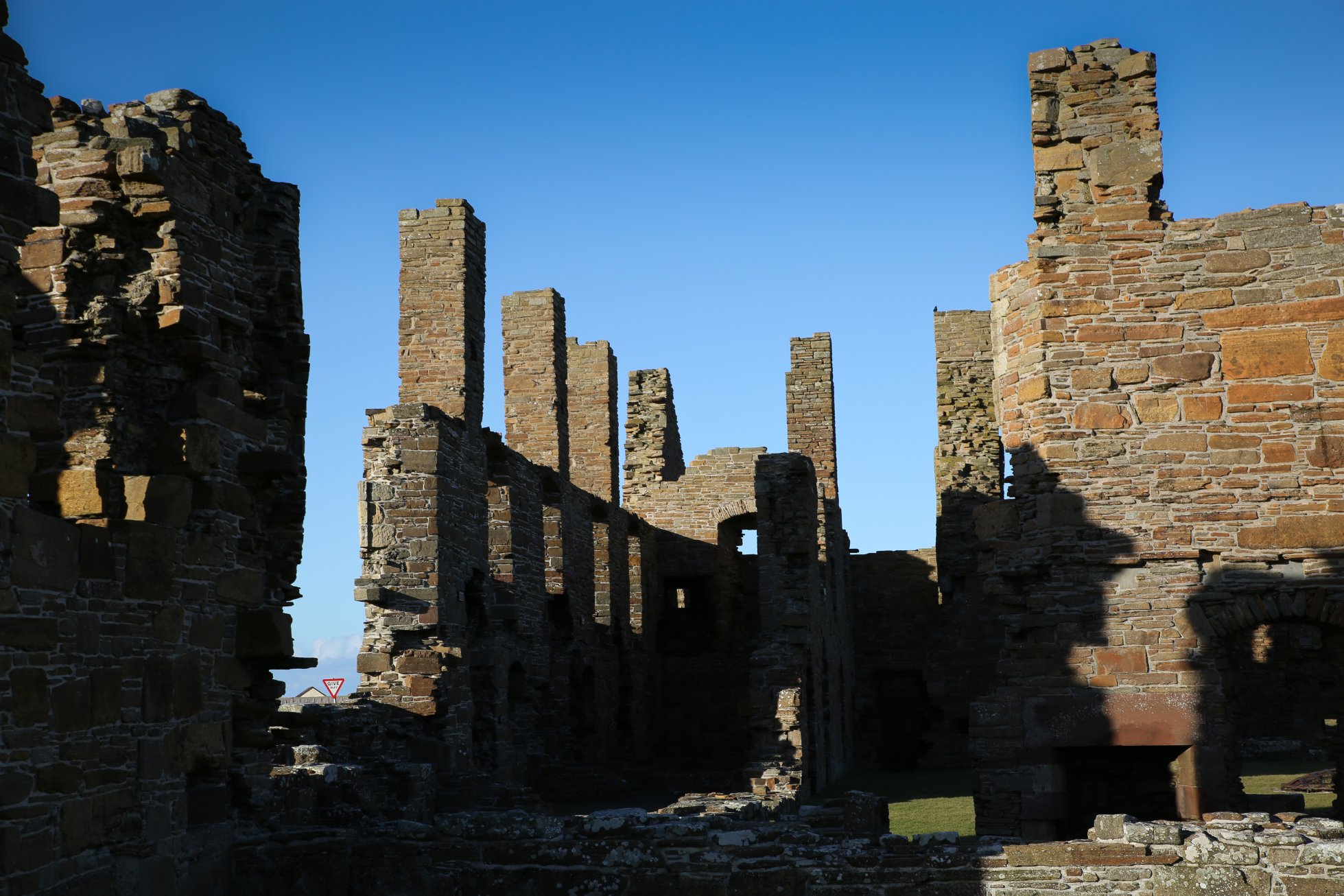 Cathedral ruins in Orkney, Scotland