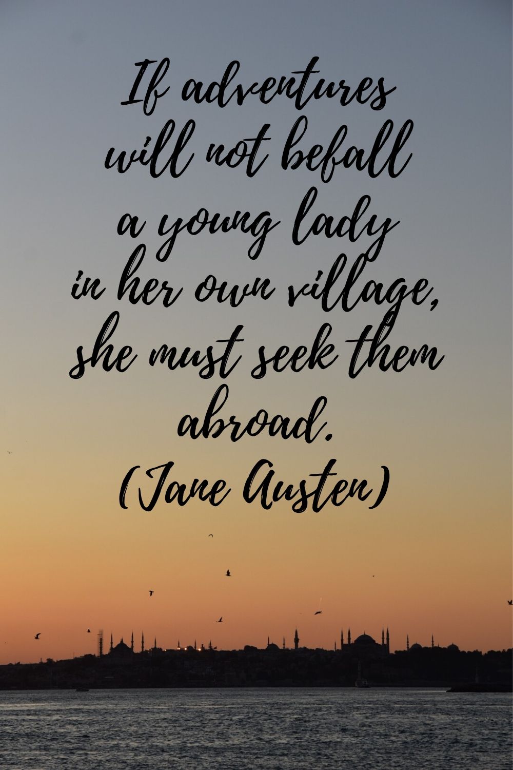 Jane Austen quotes about travel